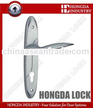 Mortise security door lock with handle