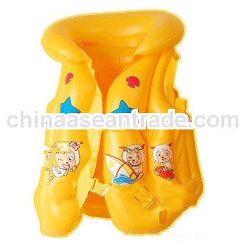 Most popular beautiful design inflatable vest for kids swim