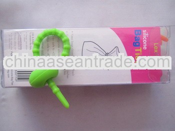 Multi function silicone tie strap