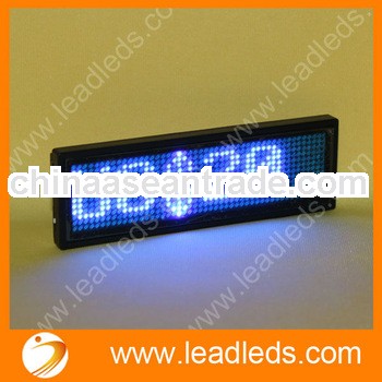 Multi languages Support Rechargeable Programmable Led Name Badge