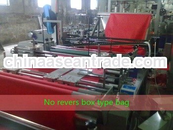 NEWLY DESIGNED!! Full automatic one time nonwoven box type bag, handle bag making machine