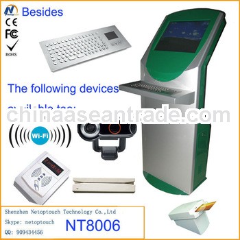 NT8006 standing internet touch kiosk