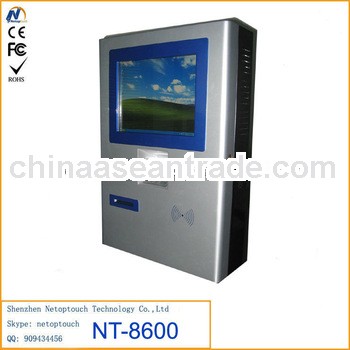 NT8600 wall mounted kiosk