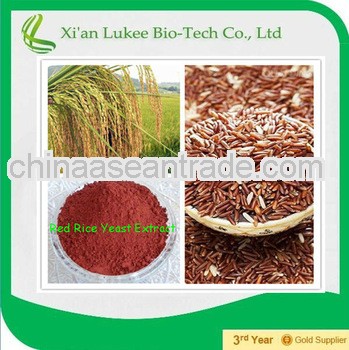 Natural Red Rice Yeast Extract monacolin k powder