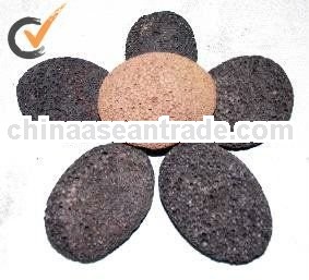 Natural basalt lava stone