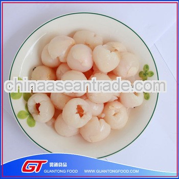 Natural fresh canned lychee whole in beverage food