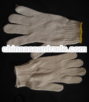 Natural unbleached white gloves