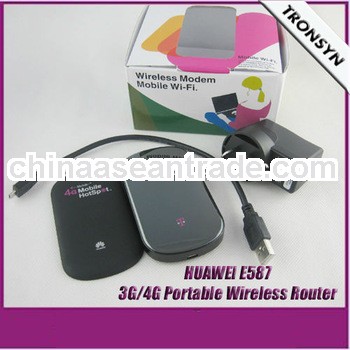 New 100% Original Unlock HSPA+/HSUPA/HSDPA 43.2Mbps HUAWEI E587 Portable 4G Wireless Router