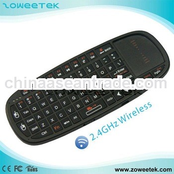 New Arrival! For Smart TV 2.4GHz Mini Wireless Keyboard With Touch Panel&Laser Pen