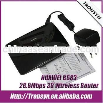 New Original HSPA+ 28.8M HUAWE B683 3G WiFi Router and 3G Wireless Gateway Support 32 Users