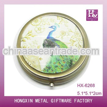 New Product for 2013 HX-6268 Round Round Plastic Pill Box