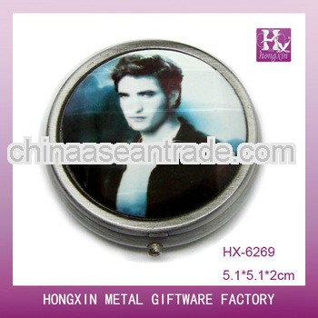 New Product for 2013 HX-6269 Round Fashion Pill Box