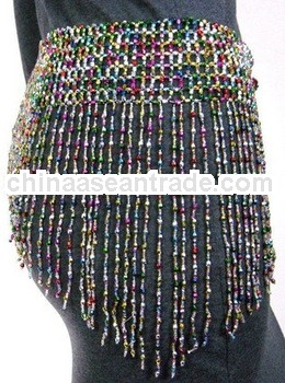 New belly dance tribal belt Bead Elastic Belt