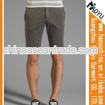 New boy grey denim jeans shorts with elastic waistband and emb&print (HYMS506)