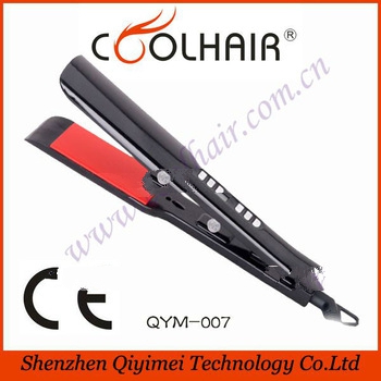 New ceramic hair flat iron,ceramic tourmaline flat iron,unique straightening and flat irons