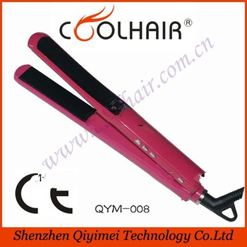 New coming nano titanium hair straightener,steam hair straightener,hair straightener and curler set