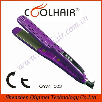 New crystal hair flat iron,korean hair straightener,titanium hair straightener