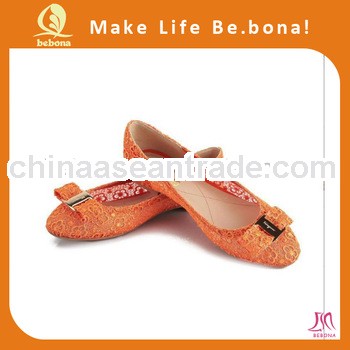 New fashion elegant lady wedding flat shoes