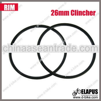 Newest 26" mtb carbon fiber rim clincher