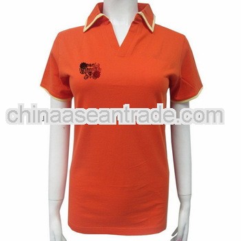 Newest embroider bulk sale cheap polo women