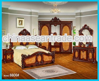 Nice design MDF master home furniture 8806 classical style