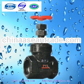 Non-rising stem cuniform russian standard gate valve