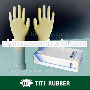 Non sterile latex examination powder free gloves