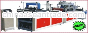 Non woven zip lock bag making machine