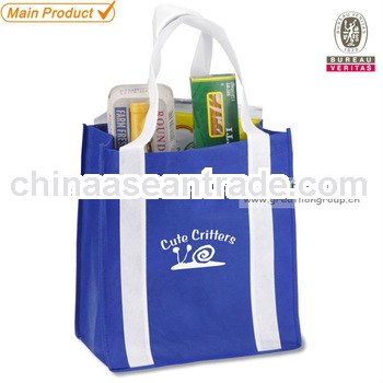 Nonwoven Grocery tote Bag 12W x13H X8D