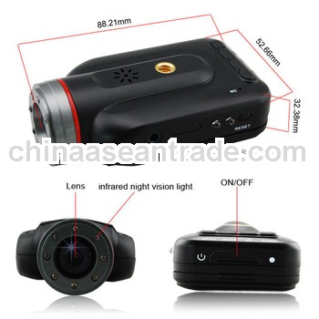 OEM ODM 2.0 inch 8 IR 120 degree car dash cam