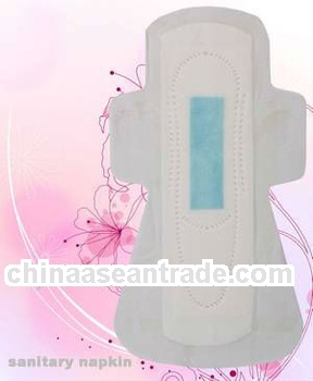 OEM cotton and dry mesh adult sanitary napkin