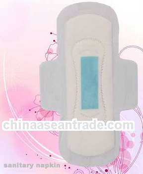 OEM cotton and dry mesh high quality sanitary napkins