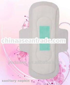 OEM cotton and dry mesh sanitary napkins lady soft