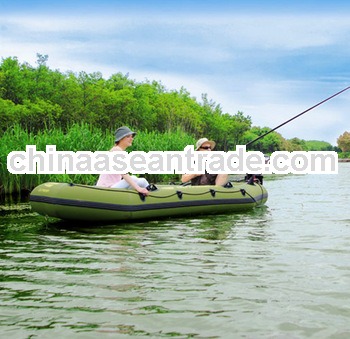 OEM inflatable pontoon fishing boat for amuse