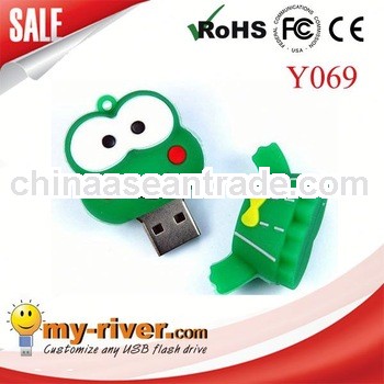 Oem Promotion Gift !bespoke frog usb ! with different capacity