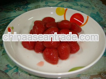 Offer sale canned strawberry fruit in syrup in tin