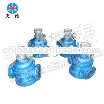 Oil field boiler oil/heavy oil counter flow meter