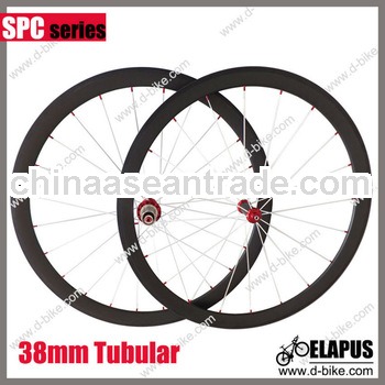 Only 1130g/pair! Straight pull wheel/ 700c 38mm tubular carbon wheelset