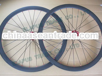 Only 1415g/pair ! Elapus bike cyclocross full carbon tubular wheelset