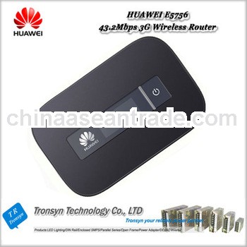 Original Unlock HSPA+ 43.2Mbps HUAWEI E5756 Made in China 3G WiFi Router and Made in China and 3G Mo