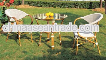 Outdoor or indoor imitation bamboo metal furniture set (DW-A05+DW-A005)