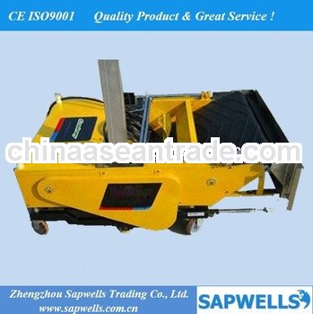 PLC Automatic wall rendering machine,cement sand plaster machine,painting machine SAW800