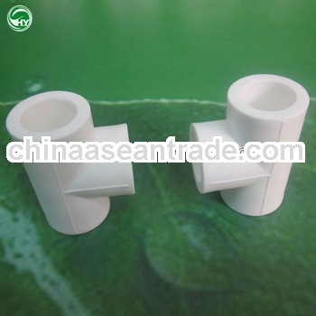 PP-R straight tee fittings directly from factory