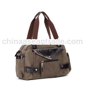 PU leather canvas handbags fashion style