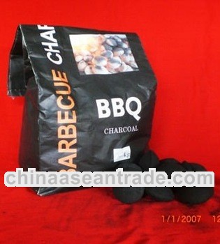 Paper bag oval pillow bbq charcoal