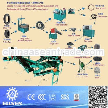 Patented product! XKP model scrap rubber tires grinding machine