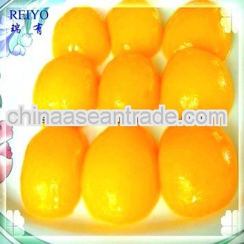 Peaches in can 2500g fresh canned fruits in China 2013 high quality prompt delivery