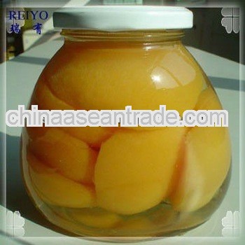 Peaches in can 3000g fresh canned fruits in China 2013 high quality prompt delivery