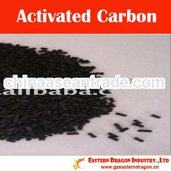 Pellet activated carbon for purifying air