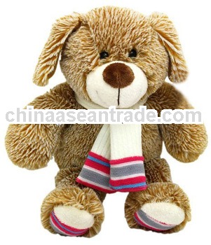 Personalized Plush Brown stuffed dogs suppliers